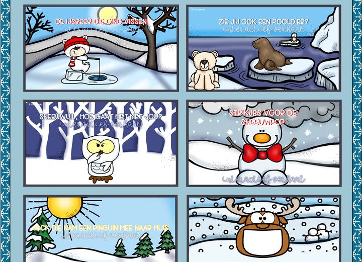 Interactieve winterboeken