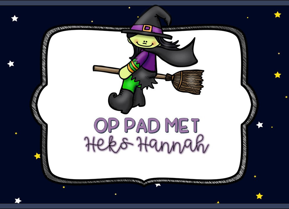 Interactief halloweenboek - Heks Hannah